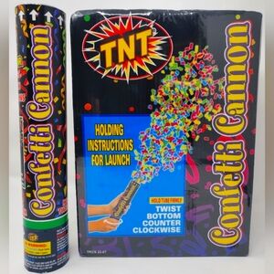 12 PACK ☆TNT☆ CONFETTI CANNON Graduation Wedding Shower Birthday 4th Party Favor